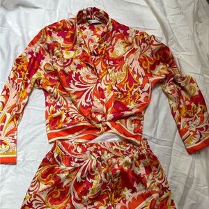 Zara set medium top large bottom